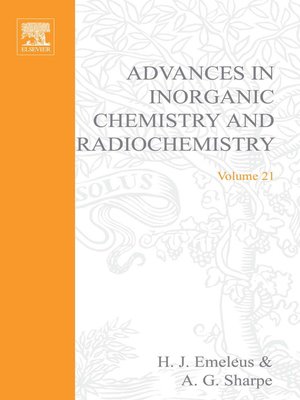 cover image of Advances in Inorganic Chemistry and Radiochemistry